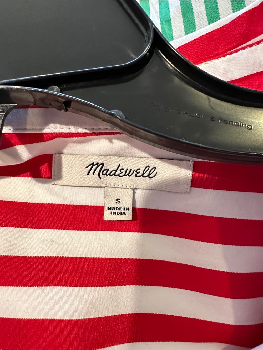 Madewell Red & White Striped Tee